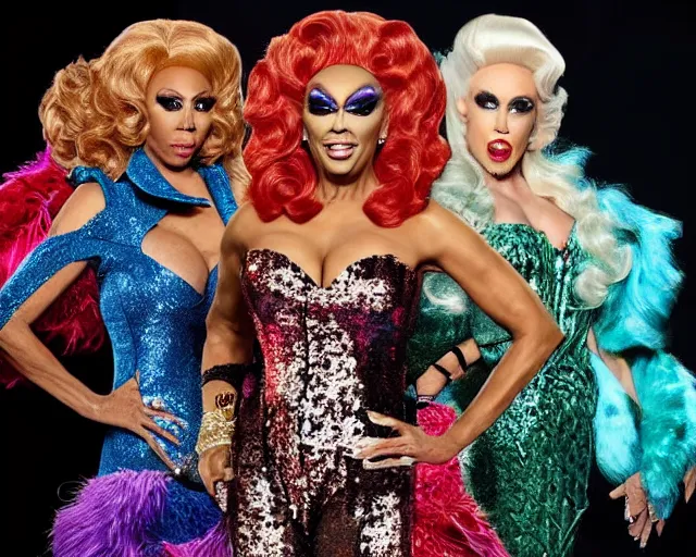 Prompt: The competition is getting fierce and fearsome on RuPaul's Dragon Race. Will these distressing damsels slay or be slain to be crowned America's next drag superstar? Coming up next, find out which queen has been hoarding all the sequins, and one queen will reveal a dark and scaly past. Stay tuned for more RuPaul's Dragon Race. Gentlemen start your engines, and may the best reptilian win!