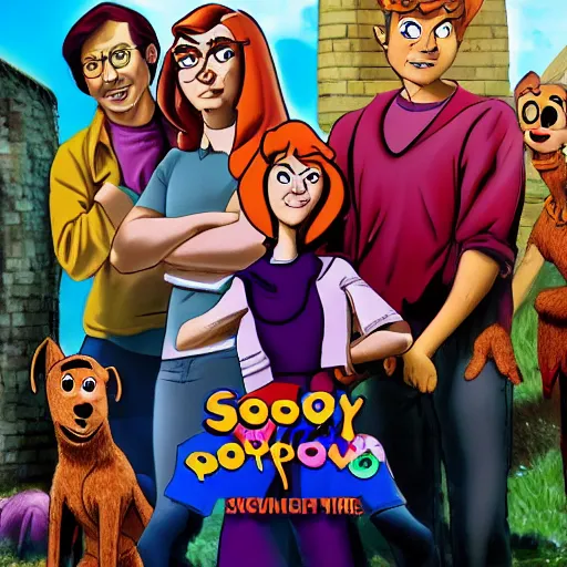 Image similar to scooby doo