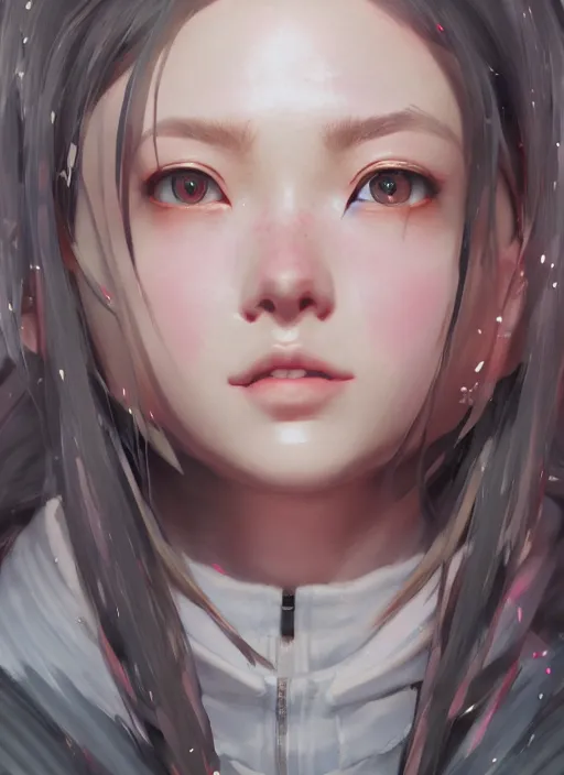 Image similar to nezuko, au naturel, hyper detailed, digital art, trending in artstation, cinematic lighting, studio quality, smooth render, unreal engine 5 rendered, octane rendered, art style by klimt and nixeu and ian sprigger and wlop and krenz cushart