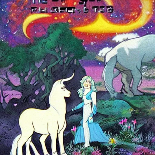 Image similar to the last unicorn 1 9 8 2