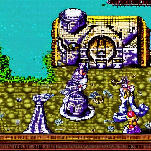 Image similar to Chrono Trigger screenshot of kingdom of zeal