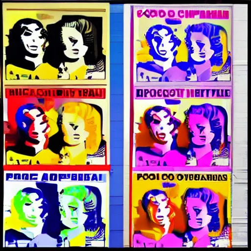 Image similar to pop art Chicago