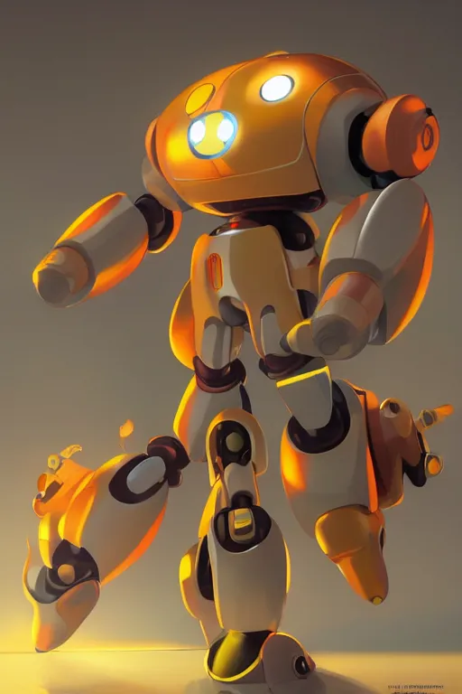 Image similar to metabots medabots medarotto medarot robot minimalist comics, behance hd by jesper ejsing, by rhads, makoto shinkai and lois van baarle, ilya kuvshinov, rossdraws global illumination ray tracing hdr radiating a glowing aura