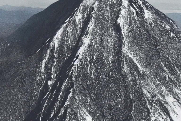 Prompt: mountain that is the shape of kanye west's head