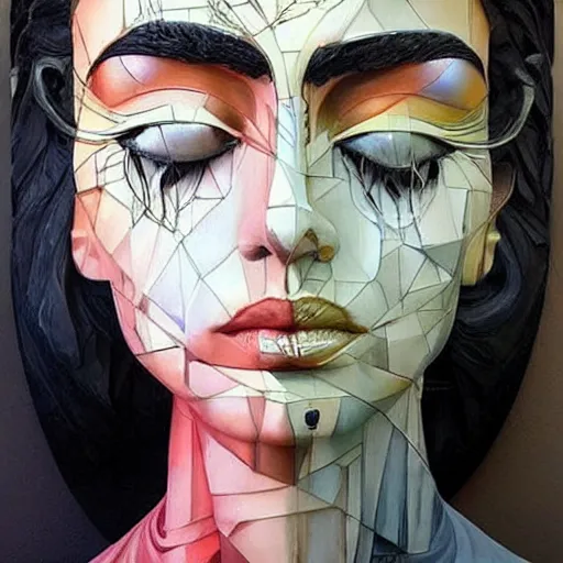 Image similar to A beautiful sculpture of handsome man. How do you know that is love until it hurts? how can love prove its value without tearing a heart apart? When is self preservation egoism. by Sandra Chevrier intuitive