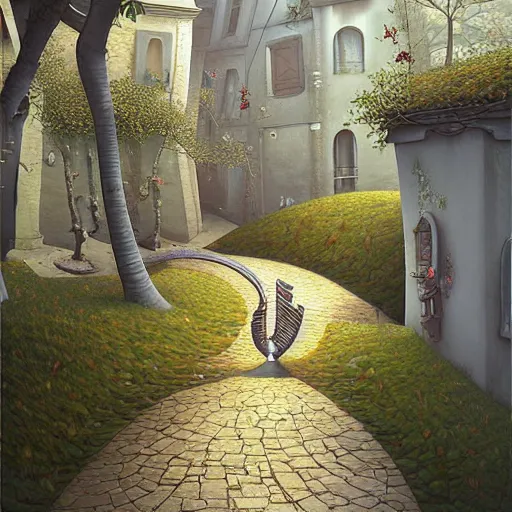 Image similar to Paris, artwork by Gediminas Pranckevicius,