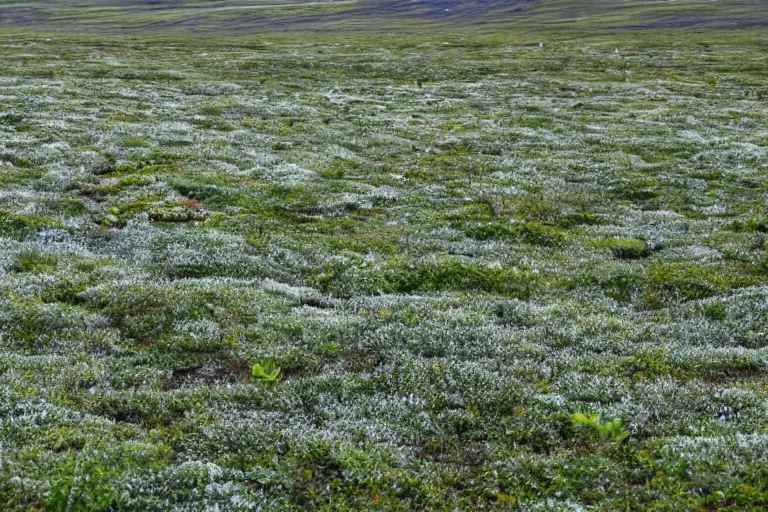 Image similar to plants growing in the Arctic