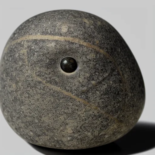 Image similar to a small rock with 2 wobbly eyes, stone, two round goggle eyes, focus, image of object