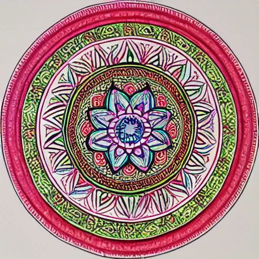 Image similar to a mandala