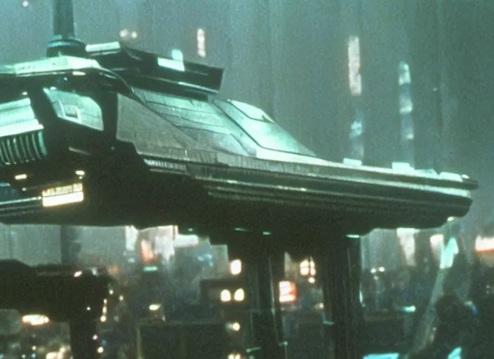 Image similar to vehicle from the 1972 science fiction film Blade Runner