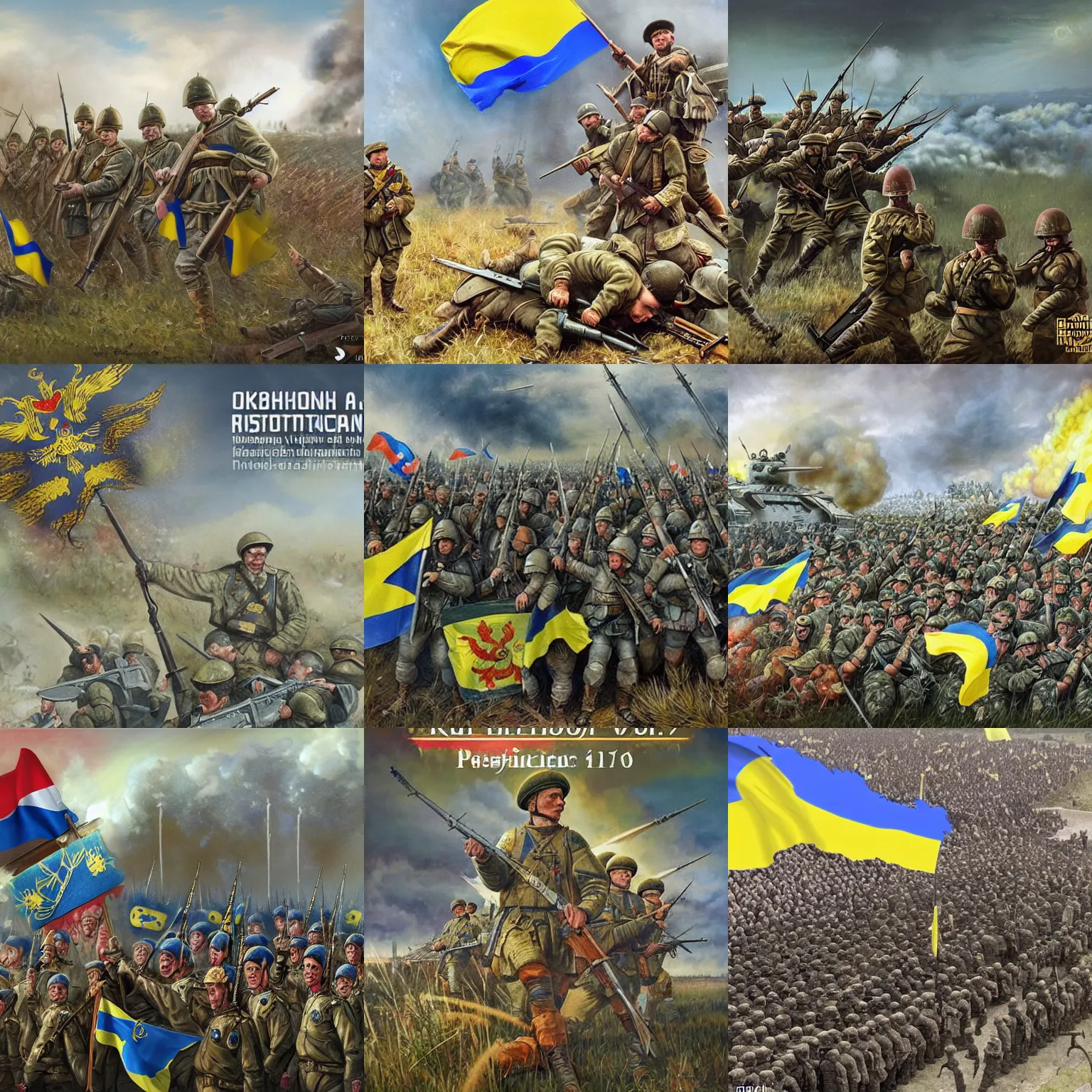 Prompt: ukrainian victory in russian war realistic