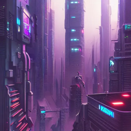 Image similar to cyberpunk city, sci-fi, highly detailed, digital painting, artstation, smooth, sharp focus, illustration, concept art by Josan Gonsales and James Gurney and Mœbius