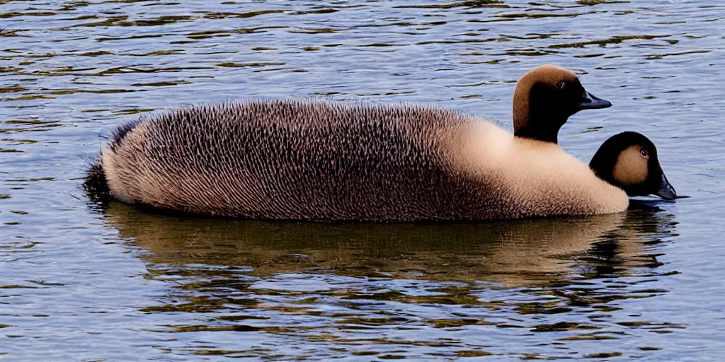 Prompt: canadian goose