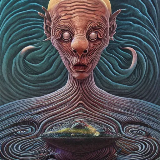 Image similar to the queen of pluto by jacek yerka, alex gray, zdzisław beksiński, dariusz zawadzki, jeffrey smith and h.r. giger, oil on canvas, 8k highly professionally detailed, trending on artstation