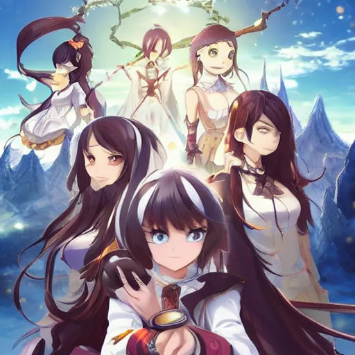 Image similar to isekai masterpiece by liya nikorov, zeronis, nurzhan bekkaliyev of albedo anime