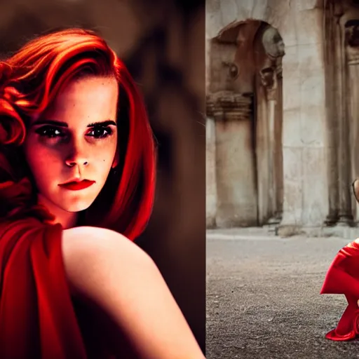 Image similar to Emma Watson as Jessica Rabbit, (EOS 5DS R, f/8, 1/125, modelsociety, symmetric balance)