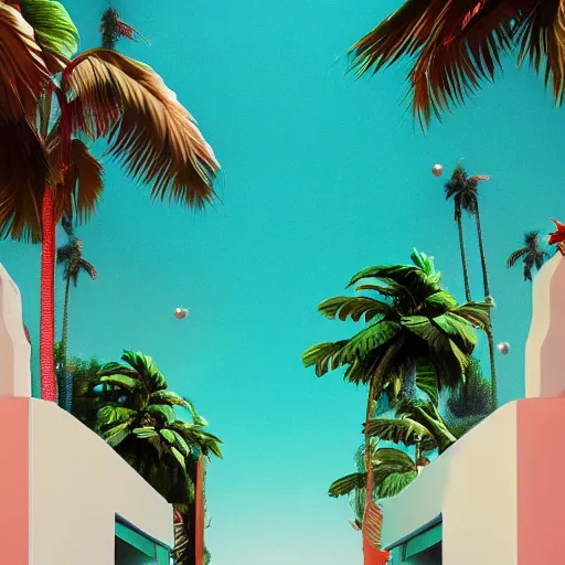 Image similar to miami vice desktop wallpaper, intricate artwork by tooth wu and wlop and beeple. octane render, trending on artstation, greg rutkowski very coherent symmetrical artwork. cinematic, hyper realism, high detail, octane render