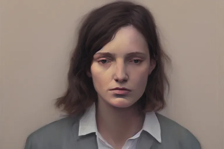 Image similar to woman portrait artwork by tim eitel