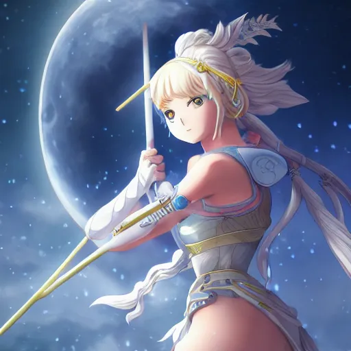 artemis goddess of the moon anime