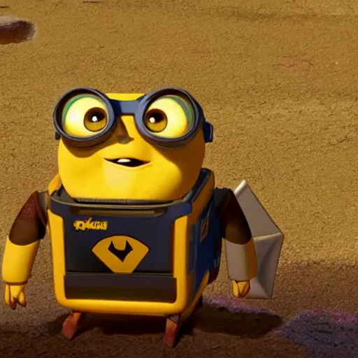 Image similar to Pikachu As seen in Pixar animated movie Wall-e 4K quality super realistic