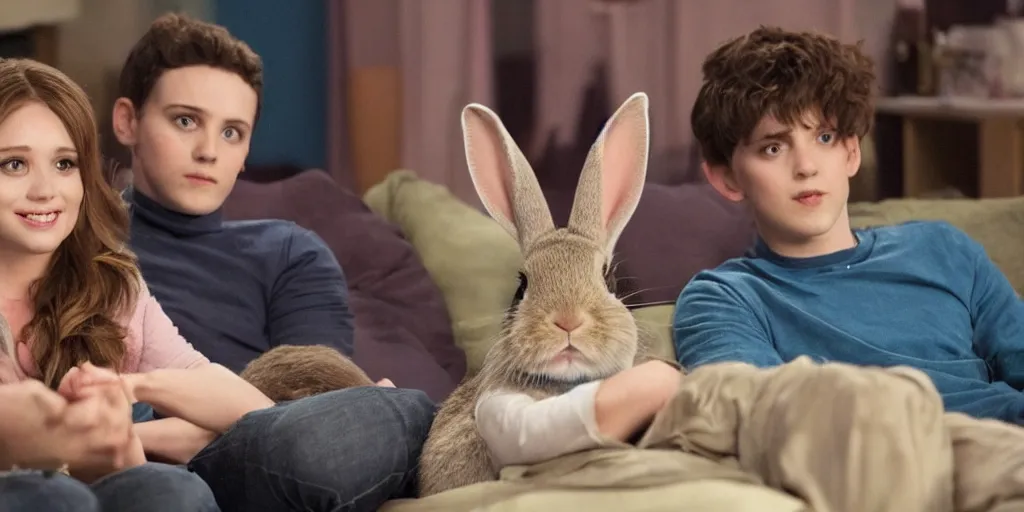 Prompt: a rabbit in the tv show The Boys