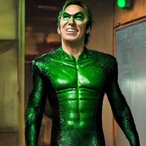 Prompt: Nicolas Cage as the Green Goblin