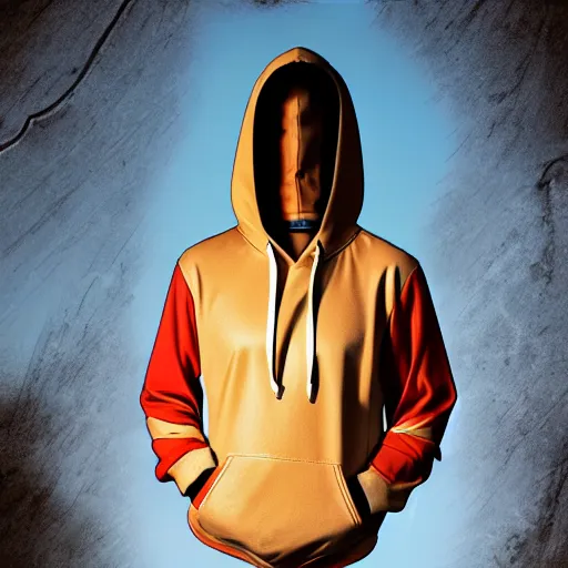 Image similar to jesus wear hoodie, photobashing, 8 k,