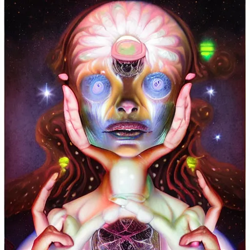 Image similar to a powerful psychic guy emitting psychic powers, by natalie shau, by hikari shimoda