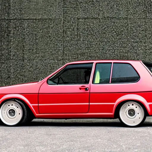 Image similar to Volkswagen Golf, made by Enzo Ferrari