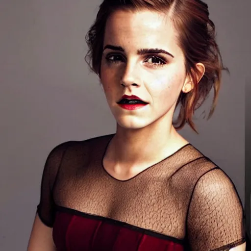 Image similar to Emma Watson, pin-up