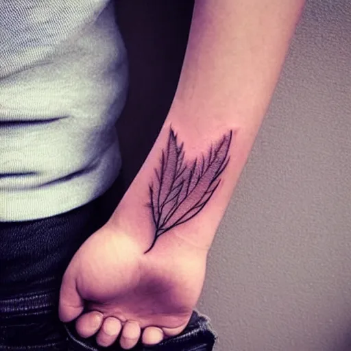 Image similar to minimalistic tattoo design