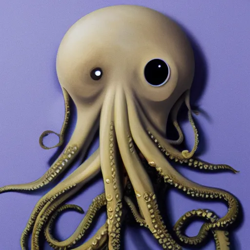 Image similar to human with octopus eyes