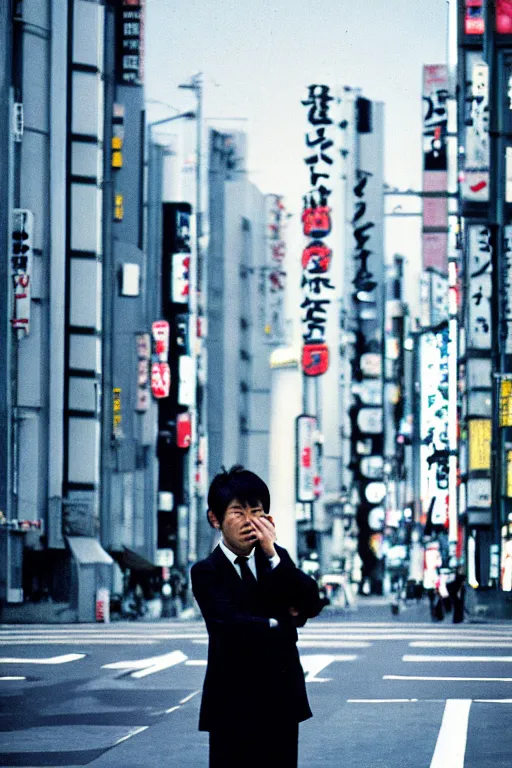 Prompt: dynamic street photography portrait the tokyo skyline, shot on cinestill 5 0 d with a 3 5 mm lens aperture f / 8, dynamic composition, high camera angle, wide angle, full frame, full res, pinpoint sharp focus, hyper realistic