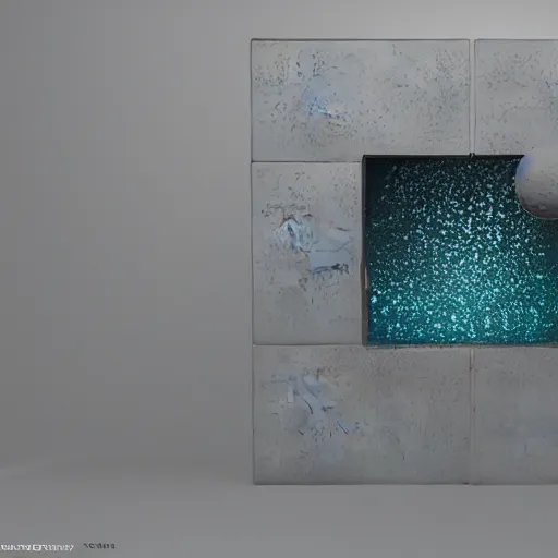 Image similar to abstract 3 d shapes hitting a window, octane render, unreal engine, hyper detailed