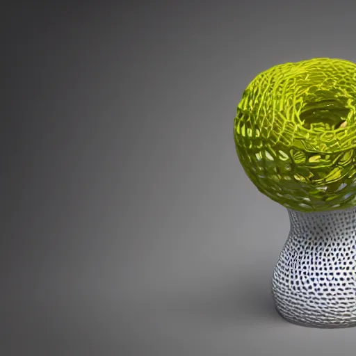 Image similar to FDM 3D printed vase, professional product photography, extremely beautiful, design award winner, 8k, 4k