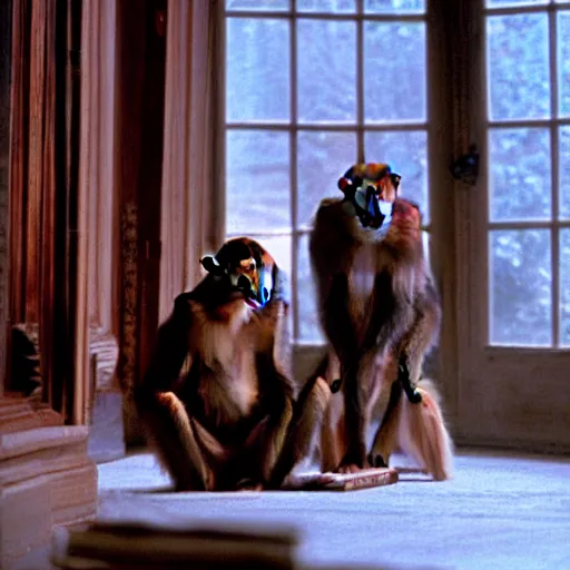 Image similar to Monkeys in the manor house of Eyes Wide Shut (1999)