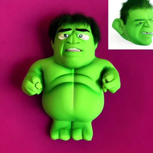 Image similar to squishy hulk, soft hulk