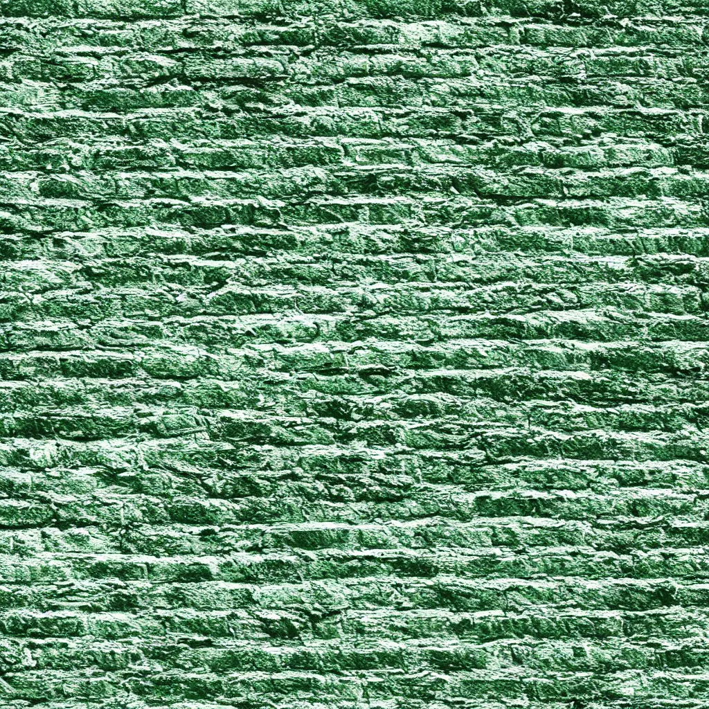 Prompt: green painted brick texture