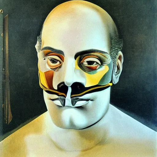 Image similar to antonio margheriti, portrait by salvador dali, highly detailed, in the style of dishonored