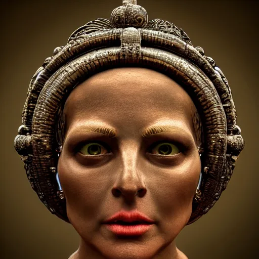 Prompt: perfectly - centered close - up portrait - photograph of goddess of death, cgi, anisotropic filtering, high definition textures, 8 k resolution, 1 6 k, 3 2 k, meticulous details, maximalist, rendered in blender