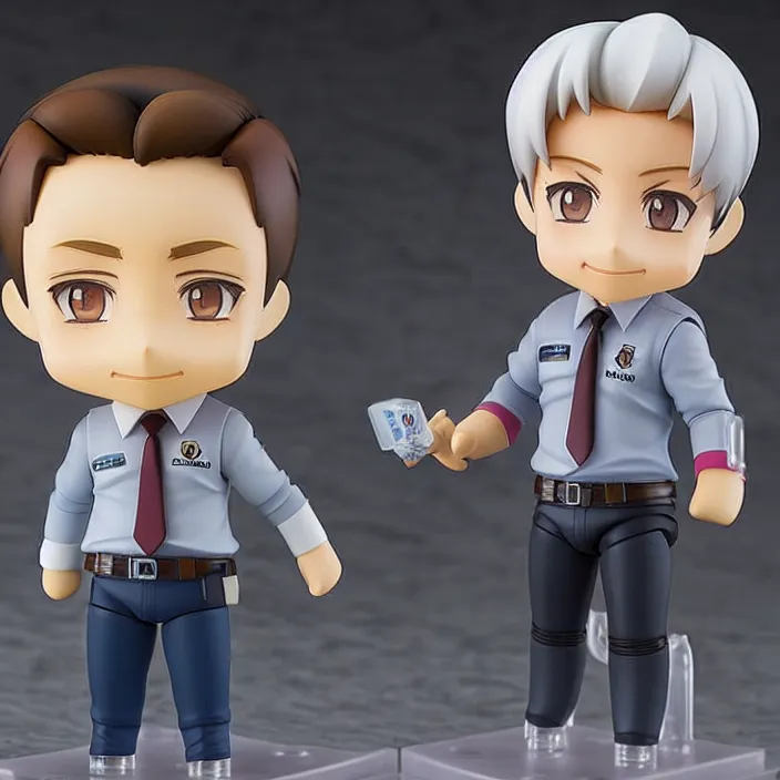 Image similar to a anime nendoroid of Elon Musk, figurine, product photo, detailed