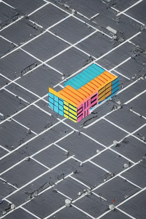 Image similar to Building in a shape of sock, isometric photo