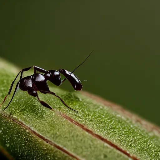 Image similar to macro photography of an ant sneezing