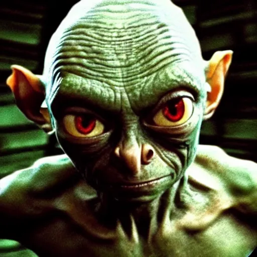 Image similar to gollum in the matrix