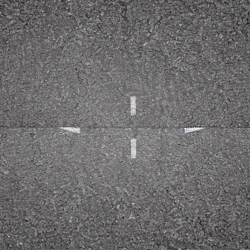 Prompt: a thin oblong crack in the road very detailed, hd