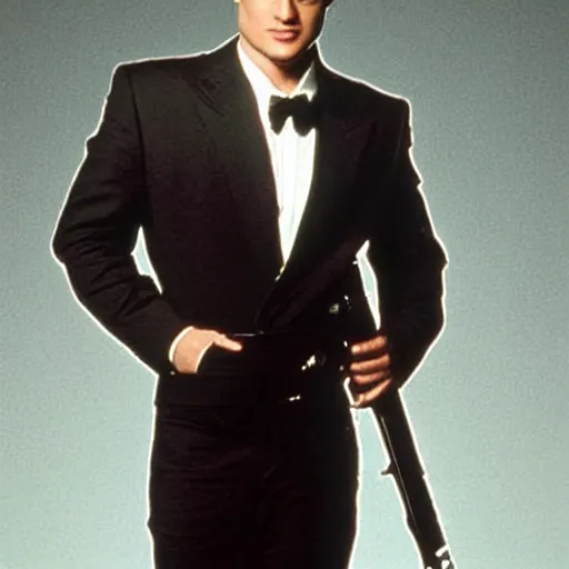 Prompt: young brendan fraser!, as james bond