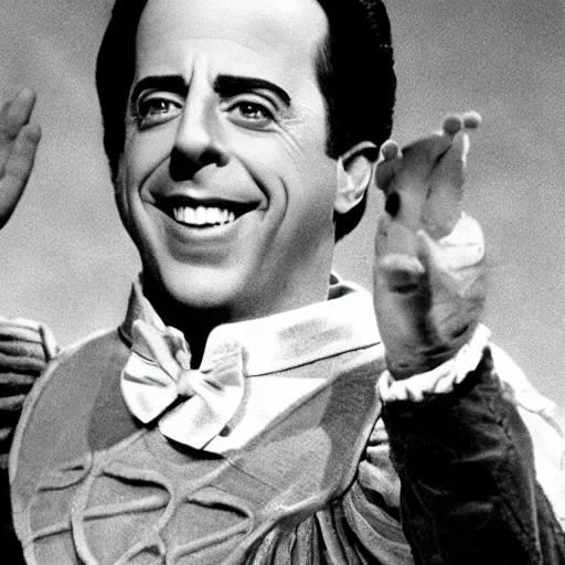 Prompt: jerry seinfeld in the wizard of oz, 4 k hd film still