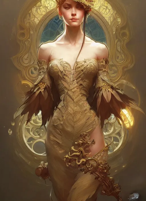 Image similar to cute anthropomorphic, fantasy, intricate, elegant, highly detailed, digital painting, artstation, concept art, wallpaper, smooth, sharp focus, illustration, art by artgerm and greg rutkowski and alphonse mucha