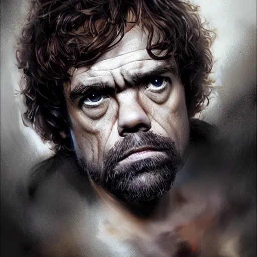 Image similar to peter dinklage as indiana jones, digital painting, extremely detailed, 4 k, intricate, brush strokes, mark arian, artgerm, bastien lecouffe - deharme