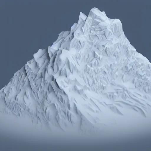 Image similar to hyperrealistic fogy luminus mountain range blob bengal cat cornice iceberg rack, by peter paul rubens and paul cezanne and anton pieck, low poly, unreal engine, cluttered